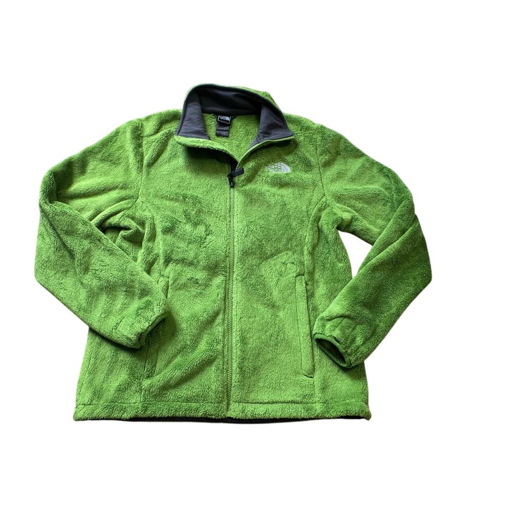 The North Face Women's Osito Fleece Jacket Full Zip Fuzzy Lime Green Size M
